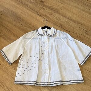 Jupe by Jackie NWT Garove Top-Off White Size XS